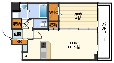 ミラージュパレス新梅田Cieloの間取り