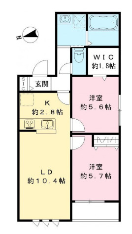 ラララ　テラスの間取り