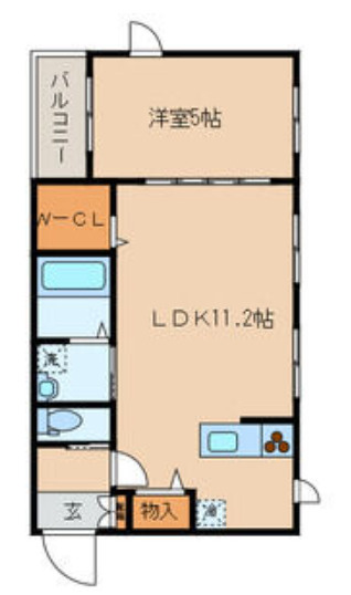 ロンデ西新宿の間取り
