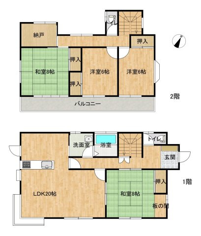 【間取り】 | 鴻巣市人形4丁目　中古戸建