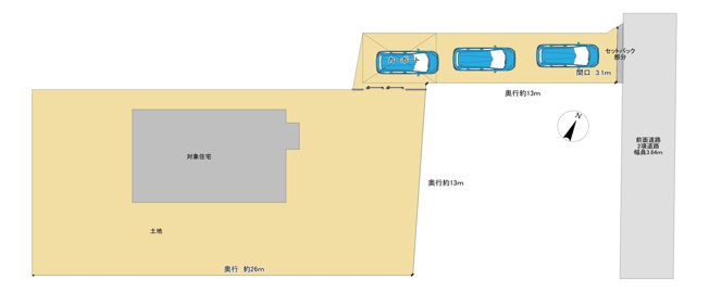 【区画図】 | 鴻巣市人形4丁目　中古戸建