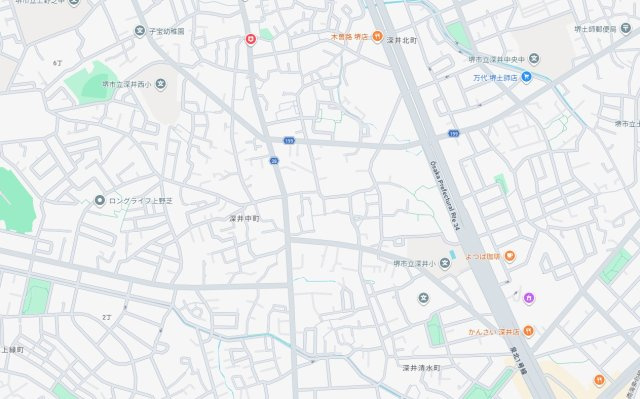 堺市中区深井中町　第1期　新築一戸建ての地図