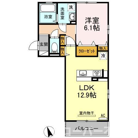 ラナ マラキ B棟の間取り