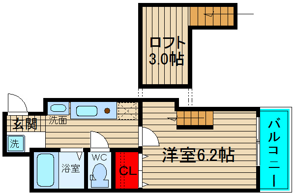 ハクユウ元町の間取り