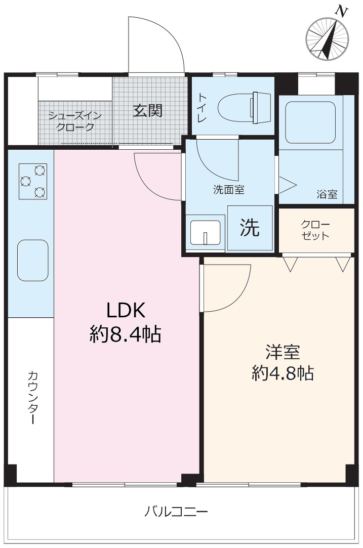 小石川マンションの間取り