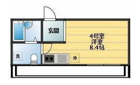 ベイルーム横浜鶴見Ⅰの間取り