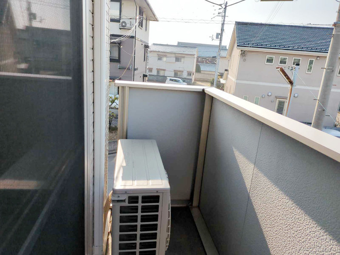 松籟軒のバルコニー