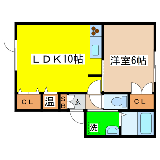 ソフィア鶴野の間取り