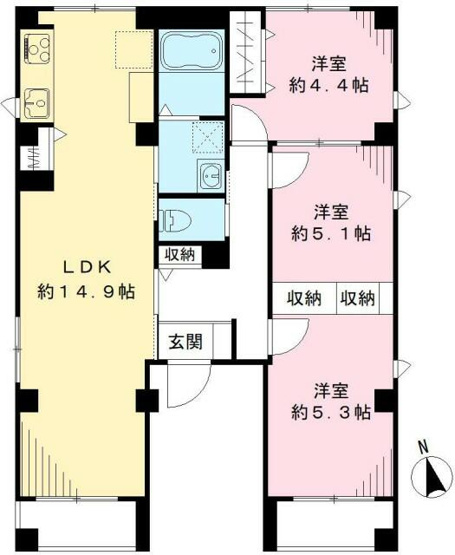 【間取り】 | ヴェラ　ルーチェ