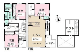 代田1丁目戸建の間取り