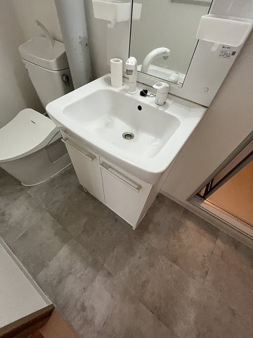 尼崎市御園１丁目の賃貸マンションの洗面所