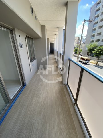 バロンドール京橋　桜宮小学校区のバルコニー|バロンドール京橋　バルコニー