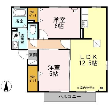 プレミールⅡの間取り