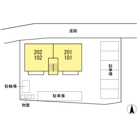 プレミールⅡの区画図