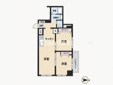 オオサキ竹の塚マンションの間取り|ドキドキの新生活も、安心してスタート。ぴったりの住まいを見つけませんか？クランディアが一緒に住まい選びをサポートします‼　まずは、お気軽にお問合せください　＃クランディア