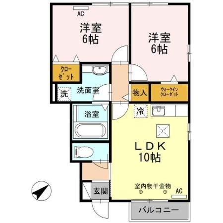 ピースフルの間取り