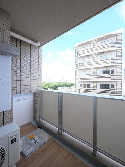 神宮北参道レジデンスのバルコニー