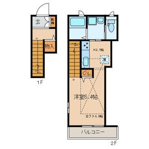メゾンHana赤堤Ⅱの間取り