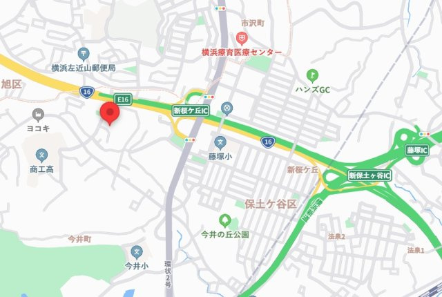 仮称　レトアデュエット今井町の地図
