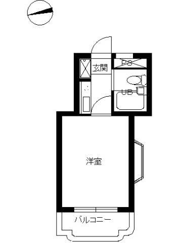 スカイコート市ヶ谷第３の間取り