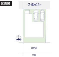 千葉市稲毛区小仲台８丁目の区画図