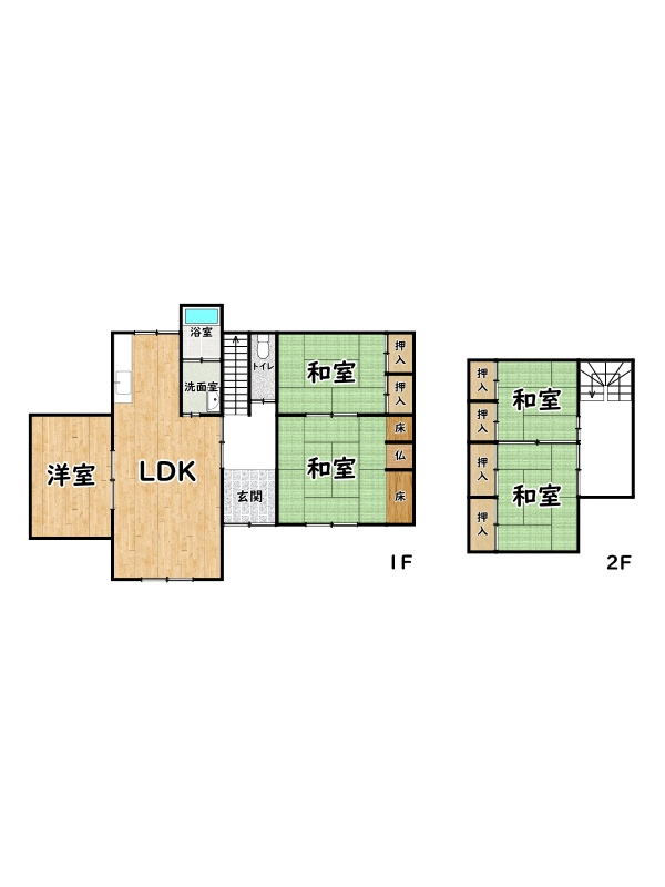 姫路市大寿台2丁目/中古戸建の間取り