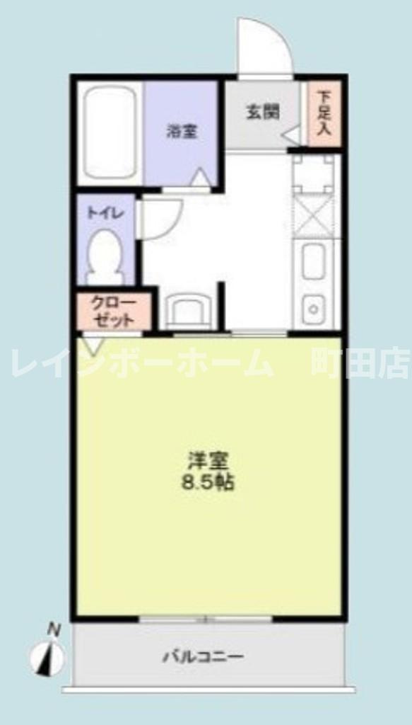 湘南マナーハウス５※初期費用分割後払いサービス利用可能物件の間取り
