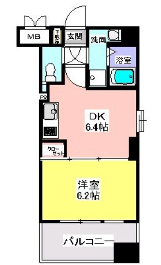 クレール柏の間取り