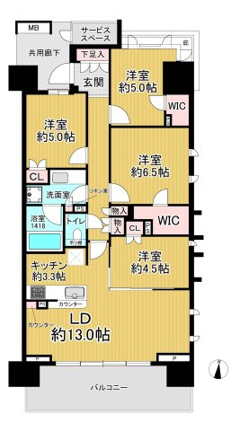 クレヴィア豊洲の間取り