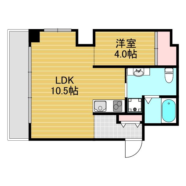 新大阪スターハイツの間取り