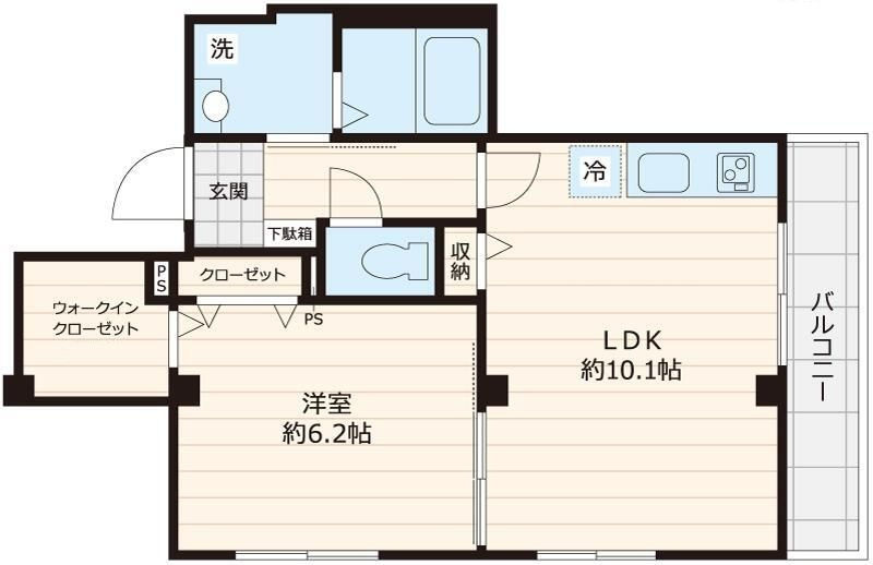 桜アパートメントの間取り|間取りです。
