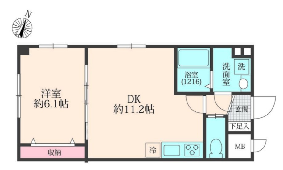グリーンルームイシイの間取り