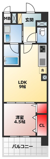 【間取り】 | シェソワ堺七道