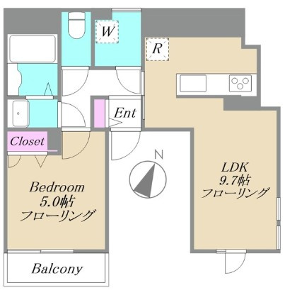 メゾン迪の間取り