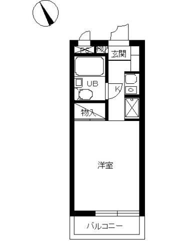 スカイコート池袋西の間取り