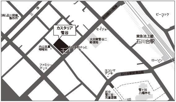 【地図】カスタリア雪谷