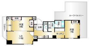 三鷹市下連雀３丁目の賃貸マンションの間取り