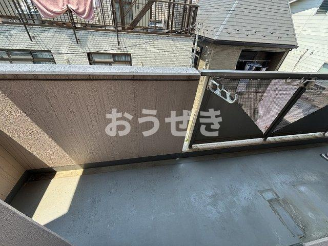 サンフラットあけぼの初音のバルコニー