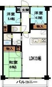 都民住宅アースフォーガルの間取り