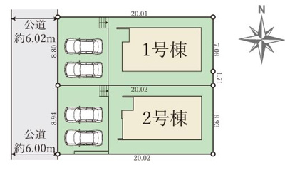 【区画図】 | 川西市大和西4丁目新築戸建 | 区画図