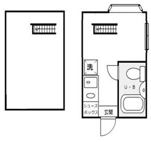 プラザＵＳＡ菊名 の間取り|間取りです。