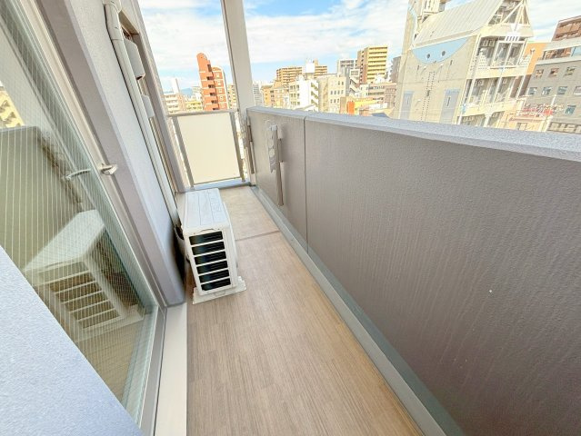 アヴニール東三国のバルコニー