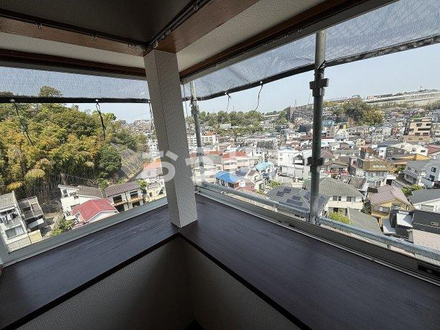 ラピュタ中山のバルコニー