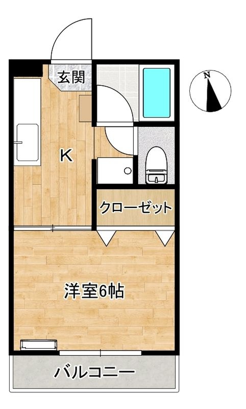 ライトハウスＢ棟の間取り