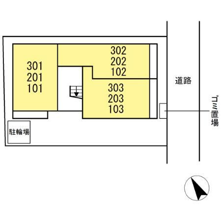 グラナーデ大森北の区画図