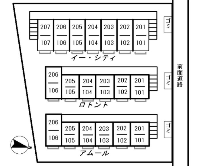 アムールの区画図