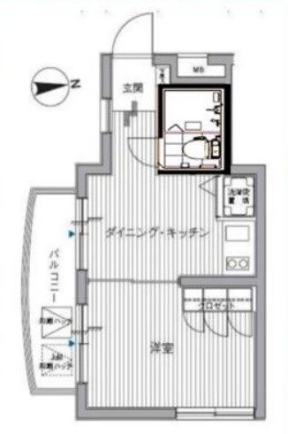 サンリーノ経堂の間取り