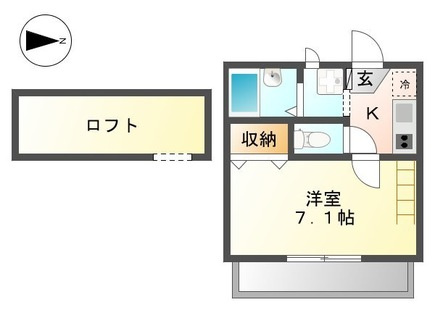 小金井市東町２丁目のアパートの間取り