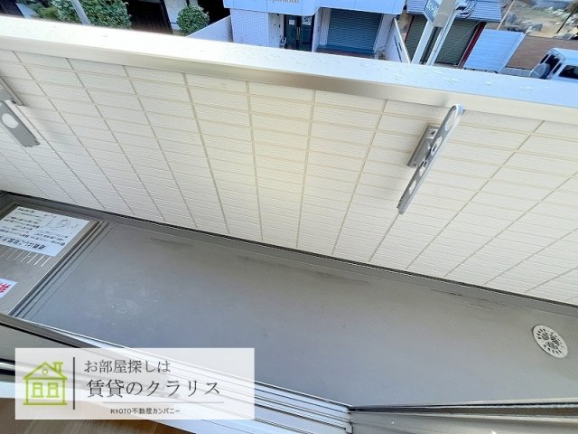 エンラージ西院のバルコニー