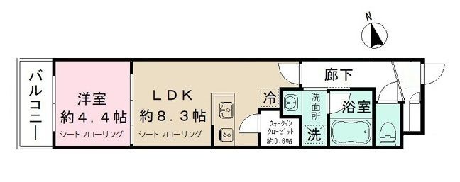 Soga Architect BLDⅡの間取り